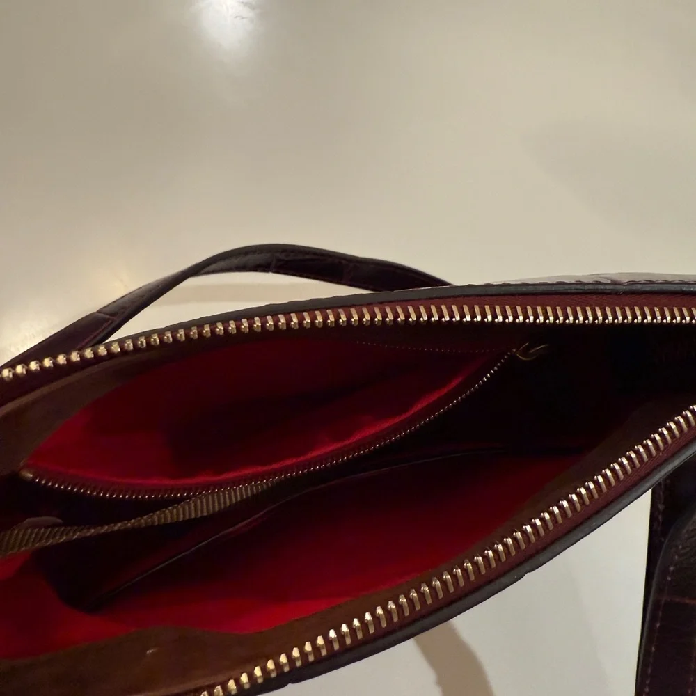 Dooney & Bourke Dark Burgundy Crossbody Bag - Picture 6 of 12